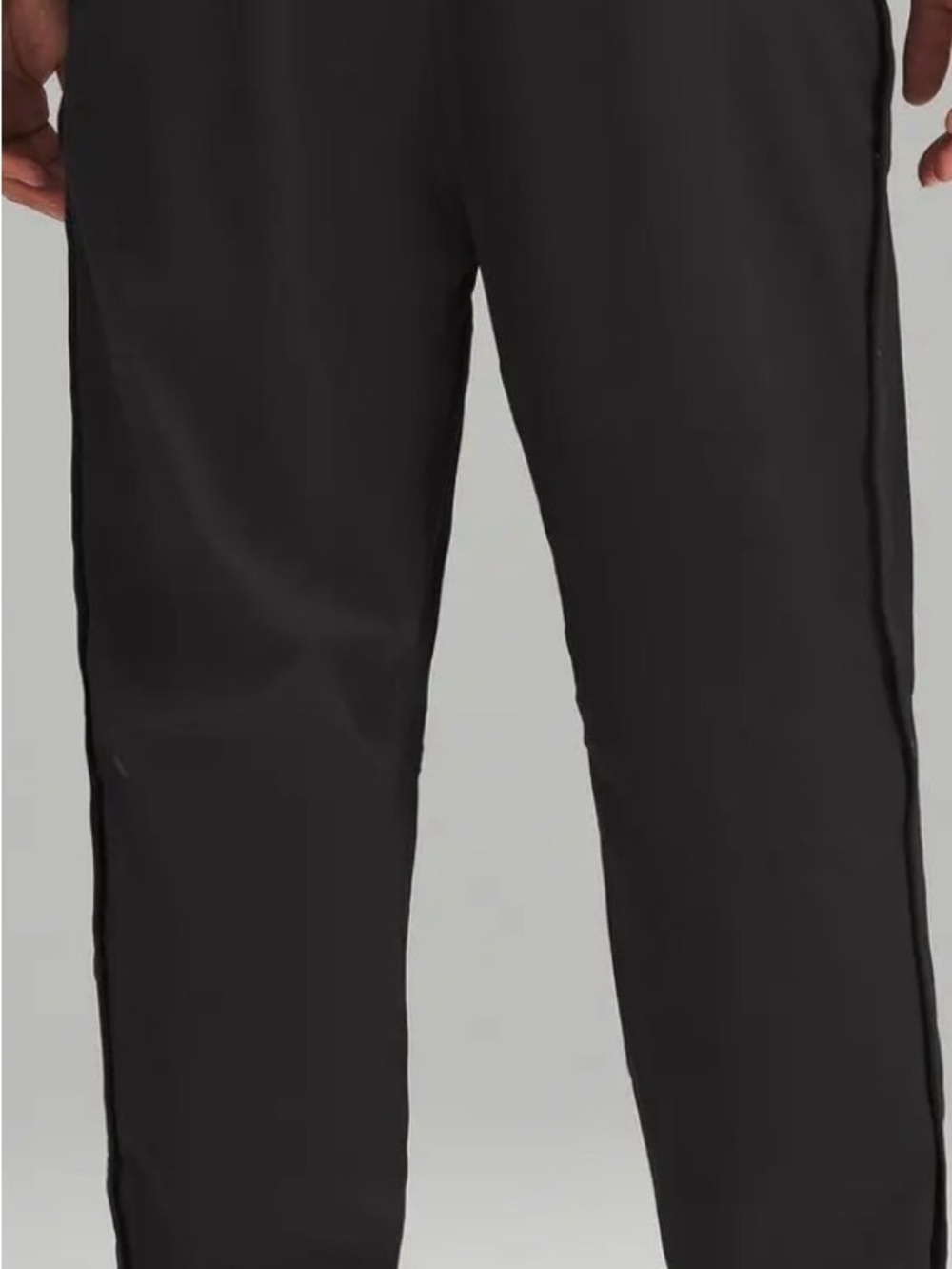 lululemon athletica Men’s Black Snap-Waist Joggers - Picture 5 of 16